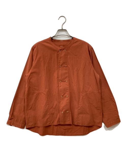 NL（ニール）NL (ニール) オータムタイプライターベーカーシャツ ブラウン サイズ:3の古着・服飾アイテム