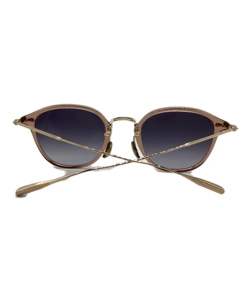 OLIVER PEOPLES（オリバーピープルズ）OLIVER PEOPLES (オリバーピープルズ) サングラス ブラウン×ゴールド サイズ:50□23-145の古着・服飾アイテム