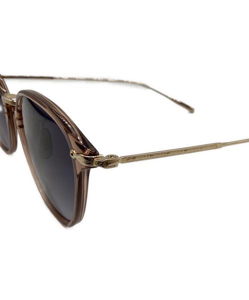 OLIVER PEOPLES（オリバーピープルズ）OLIVER PEOPLES (オリバーピープルズ) サングラス ブラウン×ゴールド サイズ:50□23-145の古着・服飾アイテム