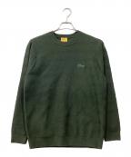Dimeダイム）の古着「Wave Knit Sweater」｜グリーン