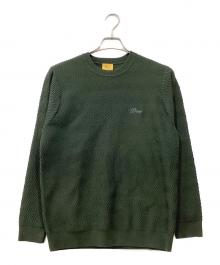 Dime（ダイム）の古着「Wave Knit Sweater」｜グリーン