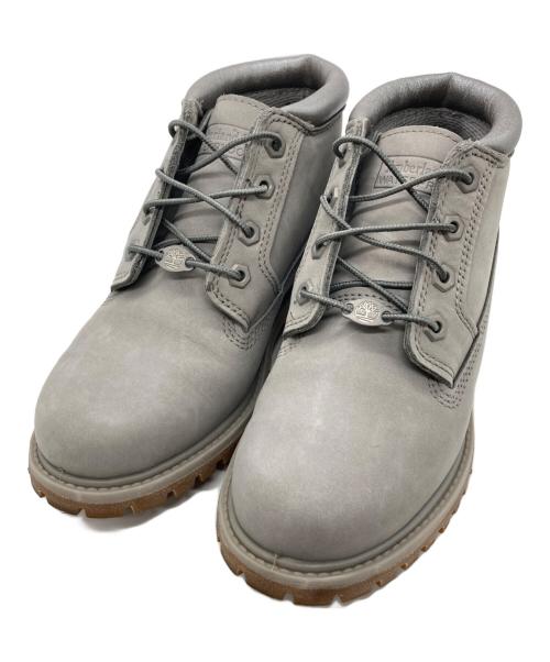 Timberland（ティンバーランド）Timberland (ティンバーランド) チャッカ ダブル ウォータープルーフ ブーツ グレー サイズ:23.5の古着・服飾アイテム