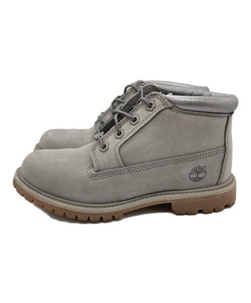 Timberland（ティンバーランド）Timberland (ティンバーランド) チャッカ ダブル ウォータープルーフ ブーツ グレー サイズ:23.5の古着・服飾アイテム