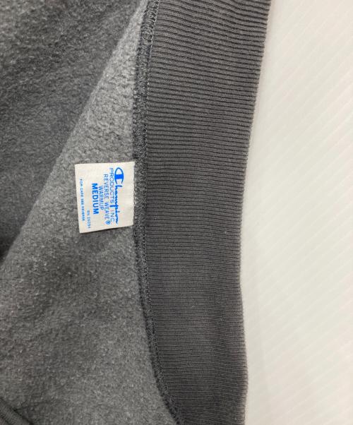 Champion（チャンピオン）Champion (チャンピオン) FRAMeWORK (フレームワーク) ハーフジップスウェット グレー サイズ:Mの古着・服飾アイテム