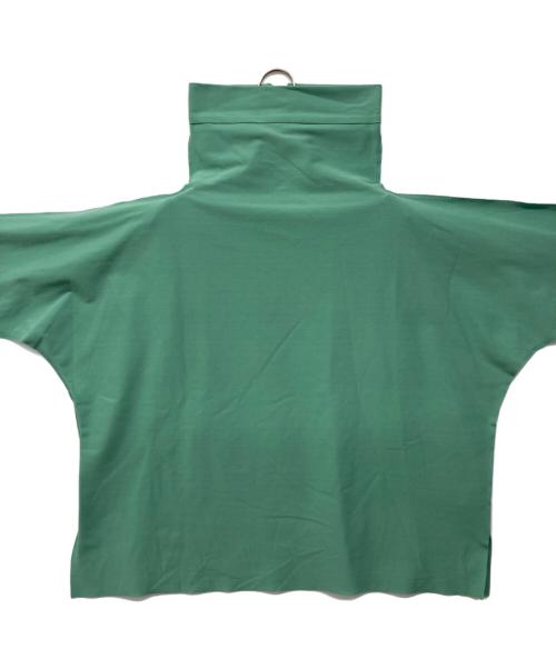 me ISSEY MIYAKE（ミーイッセイ ミヤケ）me ISSEY MIYAKE (ミーイッセイ ミヤケ) A.POC ハイネックカットソー グリーン サイズ:Freeの古着・服飾アイテム