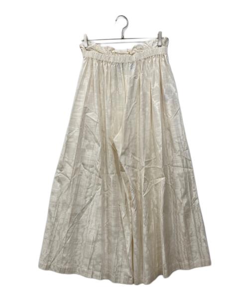 GUCCI（グッチ）GUCCI (グッチ) プリーツパンツ ホワイト サイズ:42の古着・服飾アイテム