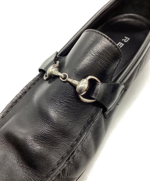 REGAL（リーガル）REGAL (リーガル) ホースビットドライビングシューズ ブラック サイズ:25 1/2の古着・服飾アイテム