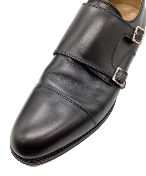 BARKER（バーカー）BARKER (バーカー) モンクストラップシューズ ブラック サイズ:9 1/2の古着・服飾アイテム