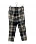 BLUE LABEL CRESTBRIDGE (ブルーレーベルクレストブリッジ) チェックウールパンツ ネイビー×ホワイト サイズ:38：5000円