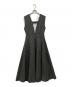 NATURAL BEAUTY BASIC (ナチュラルビューティーベーシック) Vネックフレアジャンスカ グレー サイズ:M：4000円