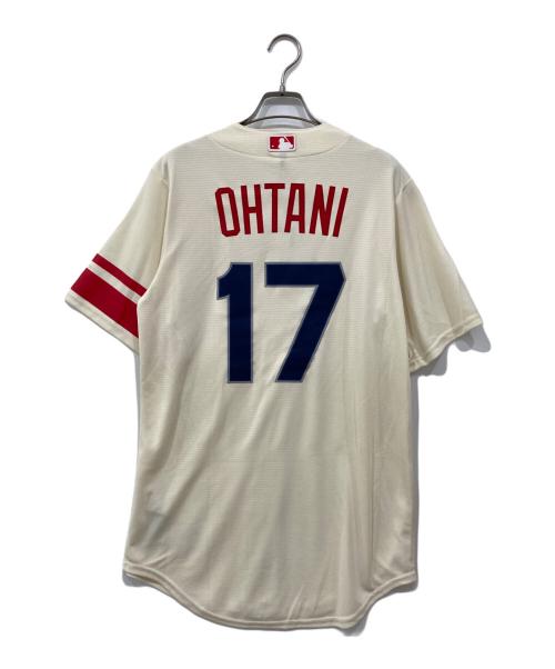 NIKE（ナイキ）NIKE (ナイキ) ゲームシャツ アイボリー×レッド サイズ:S 未使用品の古着・服飾アイテム