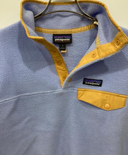 Patagonia（パタゴニア）Patagonia (パタゴニア) シンチラスナップT パープル×イエロー サイズ:Sの古着・服飾アイテム