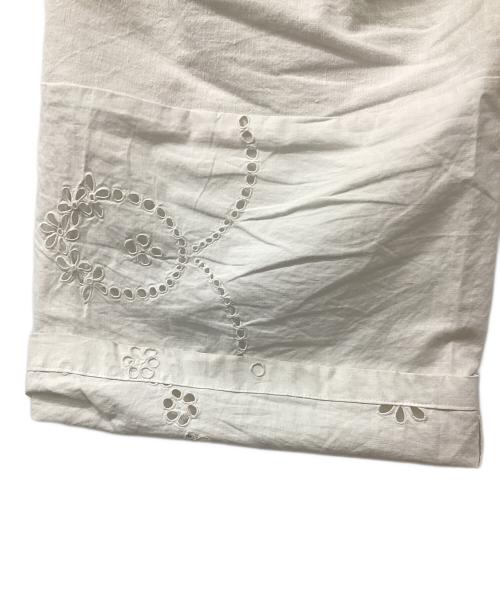 freada（フリーダ）Freada (フリーダ) アソートデザインヴィンテージパッチワーク刺繍パンツ ホワイト サイズ:Freeの古着・服飾アイテム