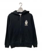 RUDE GALLERYルードギャラリー）の古着「ジップパーカー」｜ブラック