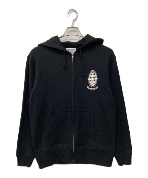 RUDE GALLERY（ルードギャラリー）RUDE GALLERY (ルードギャラリー) ジップパーカー ブラック サイズ:Mの古着・服飾アイテム