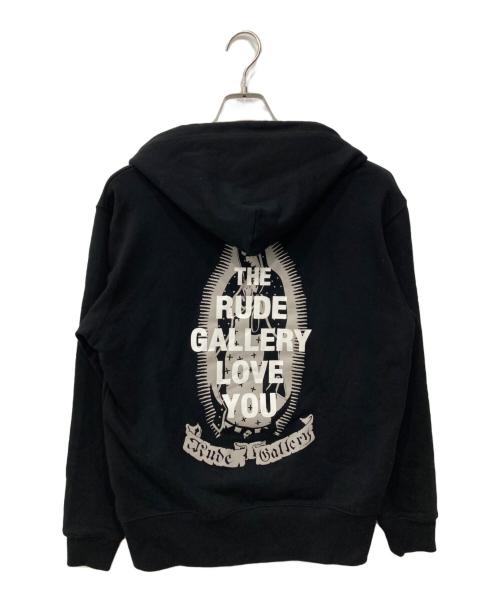 RUDE GALLERY（ルードギャラリー）RUDE GALLERY (ルードギャラリー) ジップパーカー ブラック サイズ:Mの古着・服飾アイテム