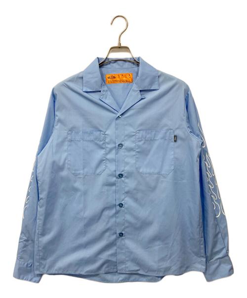 CHALLENGER（チャレンジャー）CHALLENGER (チャレンジャー) ワークシャツ ブルー サイズ:Sの古着・服飾アイテム
