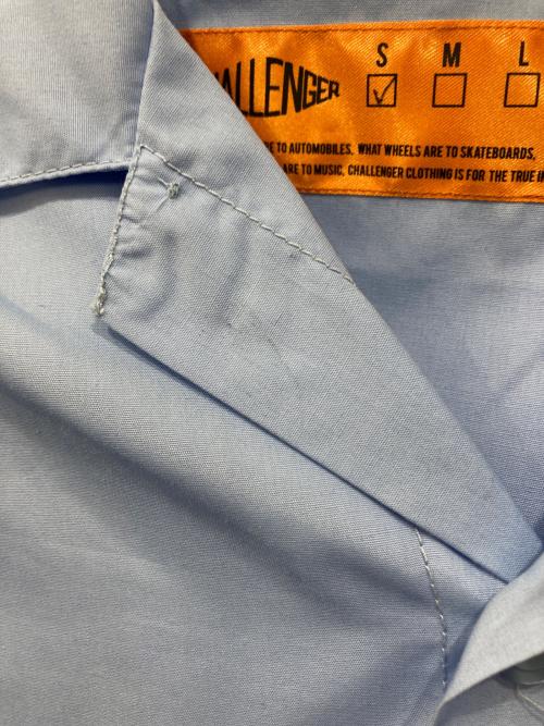 CHALLENGER（チャレンジャー）CHALLENGER (チャレンジャー) ワークシャツ ブルー サイズ:Sの古着・服飾アイテム