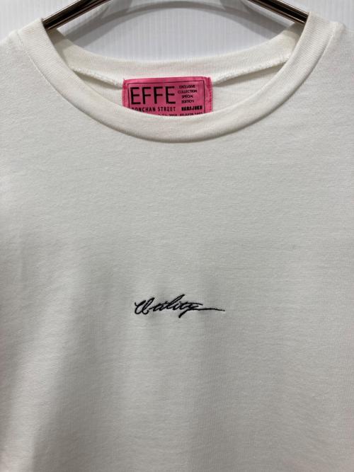 EFFE（エッフェ）EFFE (エッフェ) 袖刺繍ロングスリーブカットソー ホワイト サイズ:不明の古着・服飾アイテム