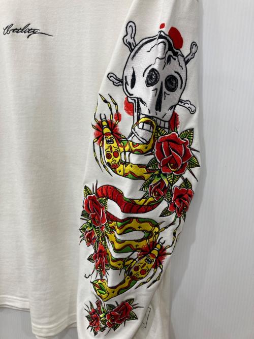 EFFE（エッフェ）EFFE (エッフェ) 袖刺繍ロングスリーブカットソー ホワイト サイズ:不明の古着・服飾アイテム