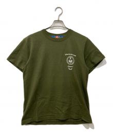 blackmeans（ブラックミーンズ）の古着「プリントTシャツ」｜カーキ