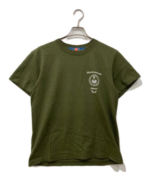 blackmeans（ブラックミーンズ）blackmeans (ブラックミーンズ) プリントTシャツ カーキ サイズ:Mの古着・服飾アイテム