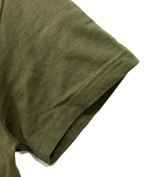 blackmeans（ブラックミーンズ）blackmeans (ブラックミーンズ) プリントTシャツ カーキ サイズ:Mの古着・服飾アイテム