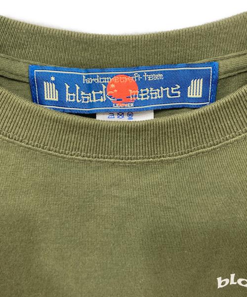 blackmeans（ブラックミーンズ）blackmeans (ブラックミーンズ) プリントTシャツ カーキ サイズ:Mの古着・服飾アイテム