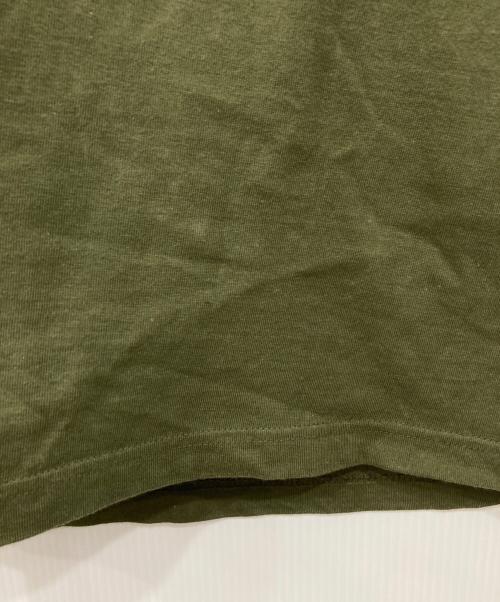 blackmeans（ブラックミーンズ）blackmeans (ブラックミーンズ) プリントTシャツ カーキ サイズ:Mの古着・服飾アイテム