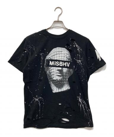 【新品未使用】MISBHV ミスビヘイブ モノグラム トップス S 中古・古着通販】MISBHV (ミスビヘイブ) ダメージ 加工 ペイントT