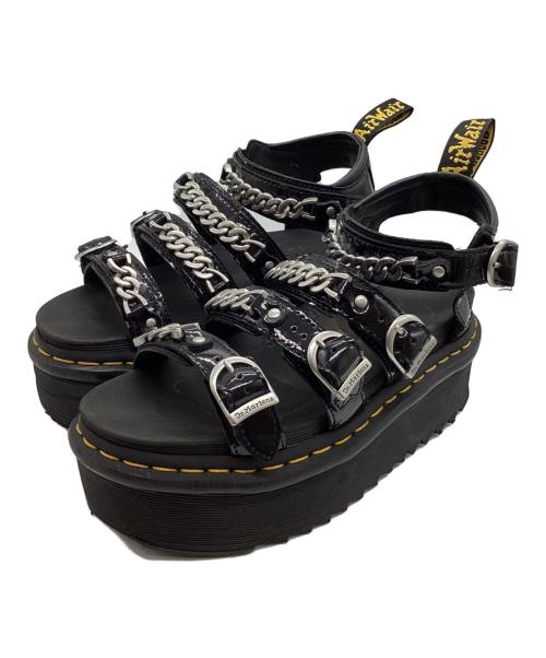 Dr.Martens（ドクターマーチン）Dr.Martens (ドクターマーチン) 厚底サンダル ブラック サイズ:UK4の古着・服飾アイテム