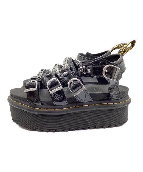 Dr.Martens（ドクターマーチン）Dr.Martens (ドクターマーチン) 厚底サンダル ブラック サイズ:UK4の古着・服飾アイテム
