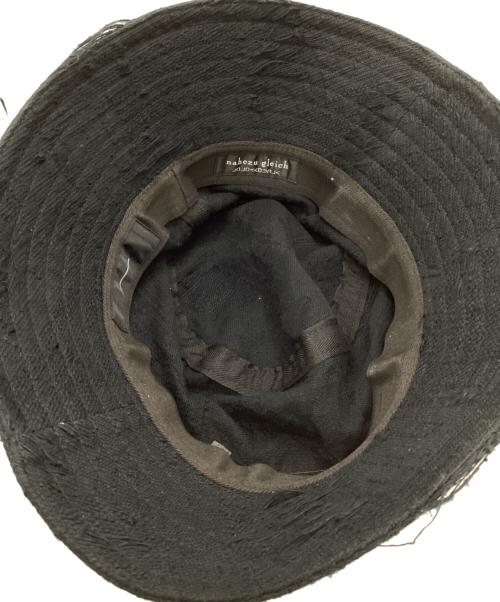 MINUS（マイナス）MINUS (マイナス) nahezu gleich (ナエツグロイヒ) バケットハット ブラックの古着・服飾アイテム