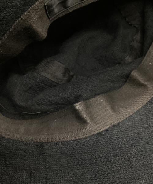 MINUS（マイナス）MINUS (マイナス) nahezu gleich (ナエツグロイヒ) バケットハット ブラックの古着・服飾アイテム