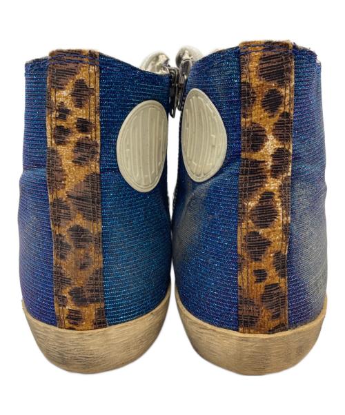 FRANCY GOLDEN GOOSE（ファンシー ゴールデン グース）FRANCY GOLDEN GOOSE (ファンシー ゴールデン グース) ダメージ加工ハイカットスニーカー ブルー サイズ:41の古着・服飾アイテム