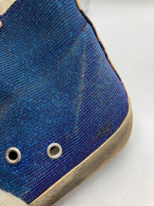 FRANCY GOLDEN GOOSE（ファンシー ゴールデン グース）FRANCY GOLDEN GOOSE (ファンシー ゴールデン グース) ダメージ加工ハイカットスニーカー ブルー サイズ:41の古着・服飾アイテム