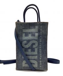 DIESEL（ディーゼル）の古着「ロゴデニム2WAYバッグ」｜インディゴ