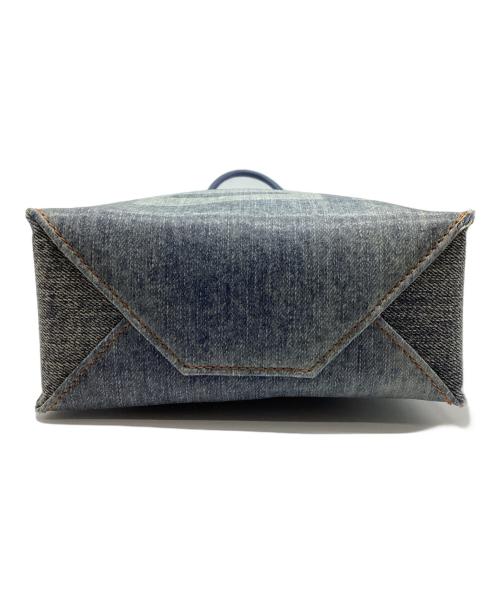 DIESEL（ディーゼル）DIESEL (ディーゼル) ロゴデニム2WAYバッグ インディゴの古着・服飾アイテム