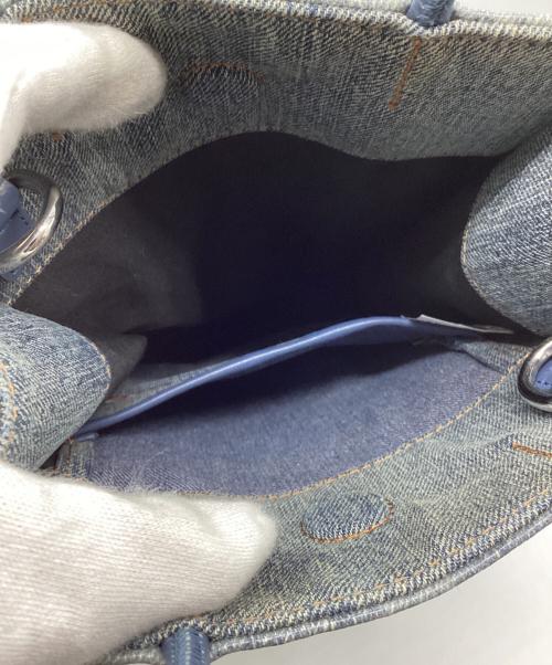 DIESEL（ディーゼル）DIESEL (ディーゼル) ロゴデニム2WAYバッグ インディゴの古着・服飾アイテム