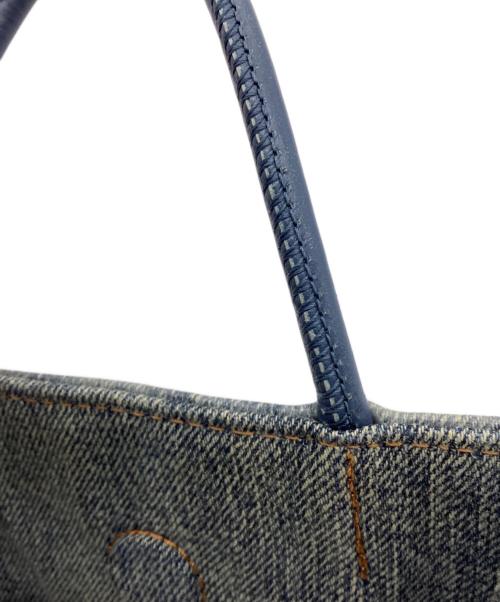 DIESEL（ディーゼル）DIESEL (ディーゼル) ロゴデニム2WAYバッグ インディゴの古着・服飾アイテム