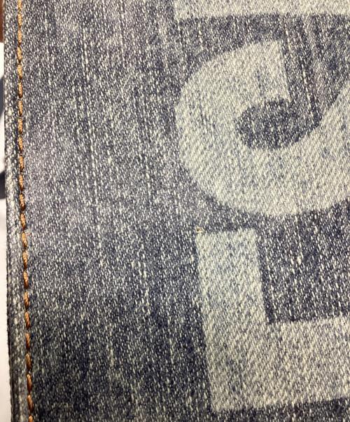 DIESEL（ディーゼル）DIESEL (ディーゼル) ロゴデニム2WAYバッグ インディゴの古着・服飾アイテム