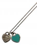 TIFFANY & Co.ティファニー アンド コー）の古着「リターン トゥ ブルー ダブル ハート タグ ペンダント」