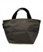 Herve Chapelierエルベシャプリエ）の古着「舟型ハンドバッグ」｜カーキ