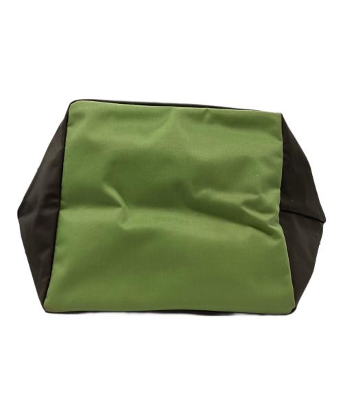 Herve Chapelier（エルベシャプリエ）Herve Chapelier (エルベシャプリエ) 舟型ハンドバッグ カーキの古着・服飾アイテム