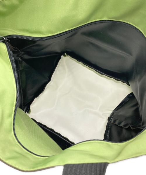 Herve Chapelier（エルベシャプリエ）Herve Chapelier (エルベシャプリエ) 舟型ハンドバッグ カーキの古着・服飾アイテム