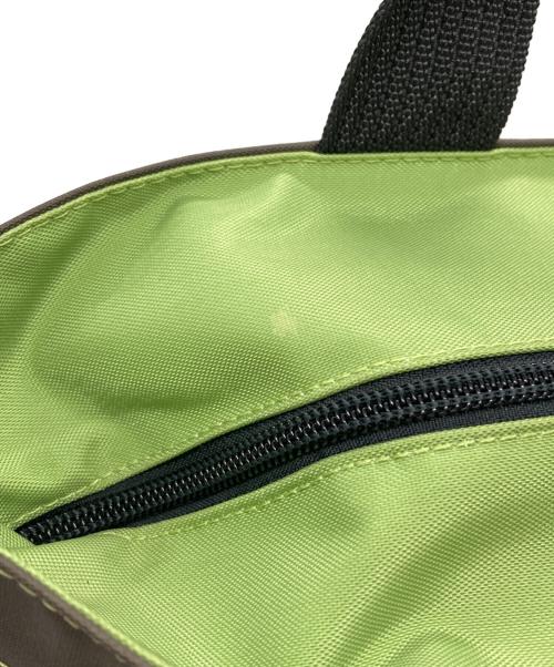 Herve Chapelier（エルベシャプリエ）Herve Chapelier (エルベシャプリエ) 舟型ハンドバッグ カーキの古着・服飾アイテム