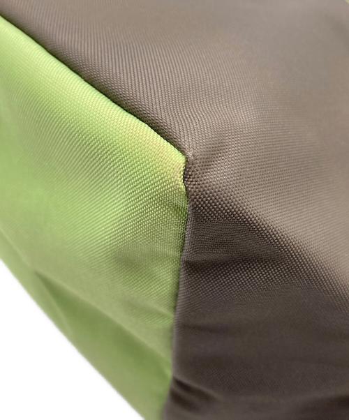 Herve Chapelier（エルベシャプリエ）Herve Chapelier (エルベシャプリエ) 舟型ハンドバッグ カーキの古着・服飾アイテム