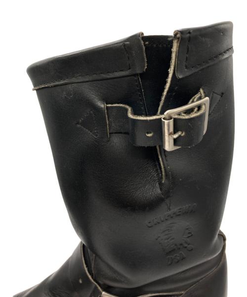 CHIPPEWA（チペワ）CHIPPEWA (チペワ) エンジニアブーツ ブラック サイズ:8 1/2の古着・服飾アイテム