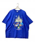 DISNEYディズニー）の古着「プリントTシャツ」｜ブルー