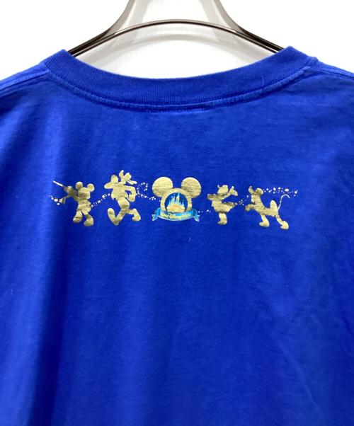 DISNEY（ディズニー）Disney (ディズニー) プリントTシャツ ブルー サイズ:3XLの古着・服飾アイテム